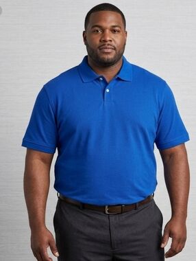 Men's Britches Golf Blue Polo Shirt Classic Collar Short Sleeves - 2X NWT